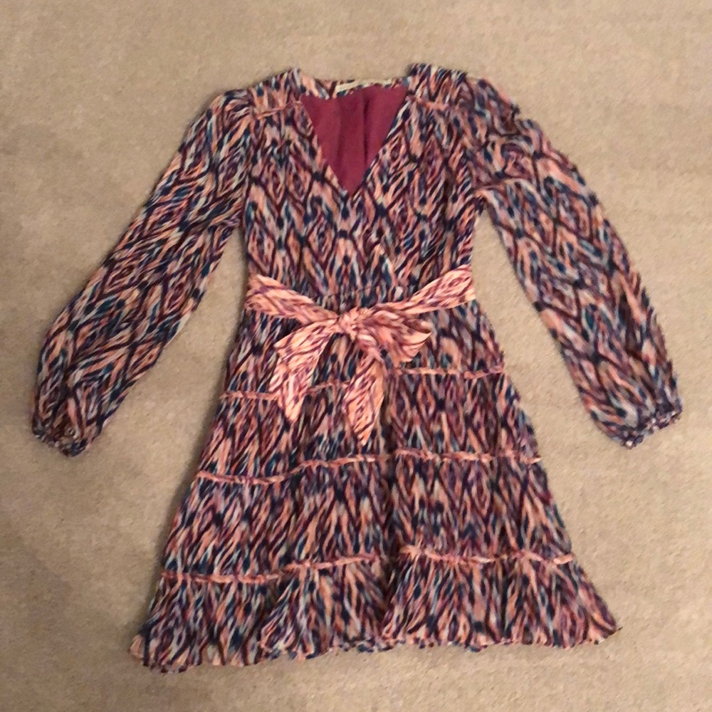 Marie Oliver Ikat Wrap dress